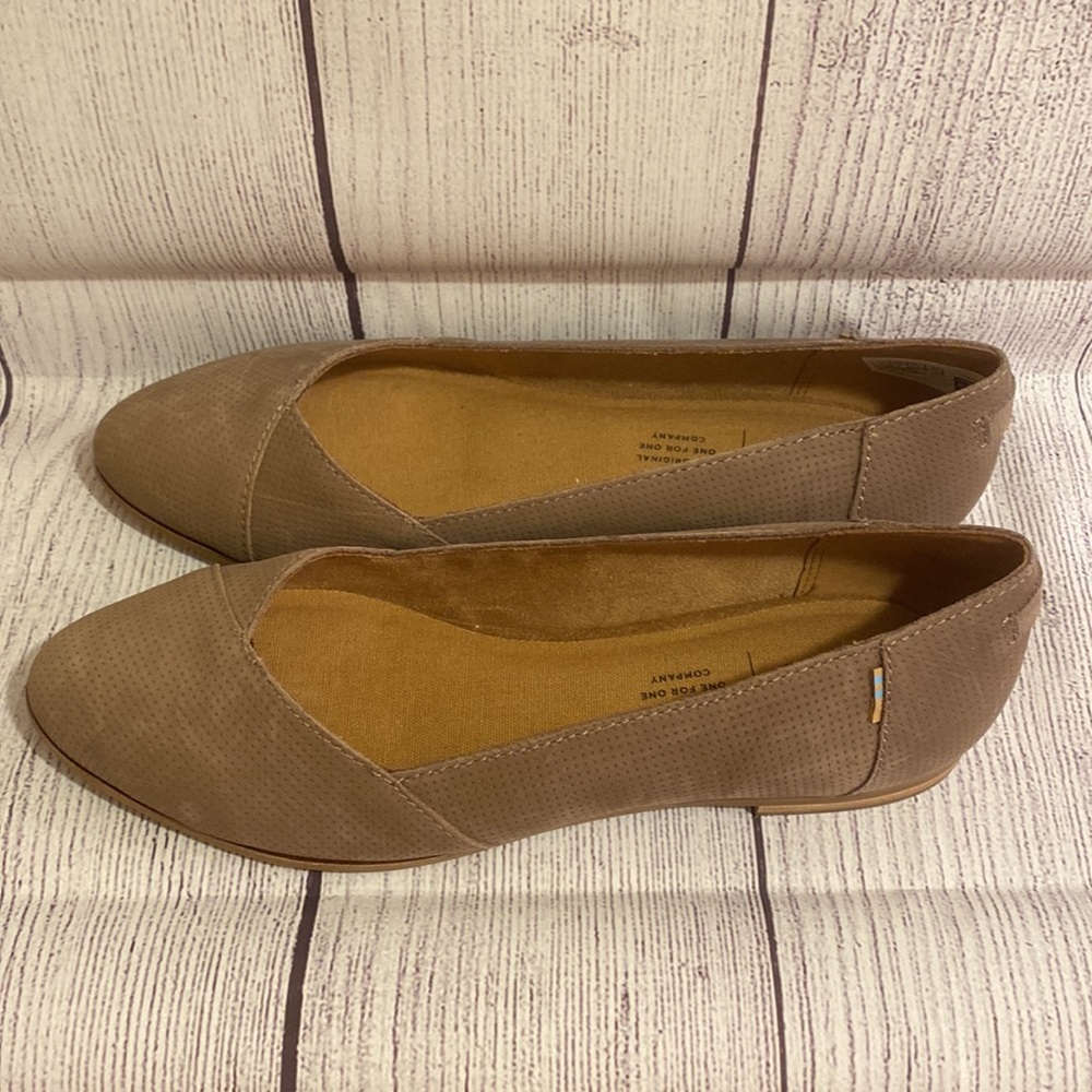 TOMS Julie grey flats​